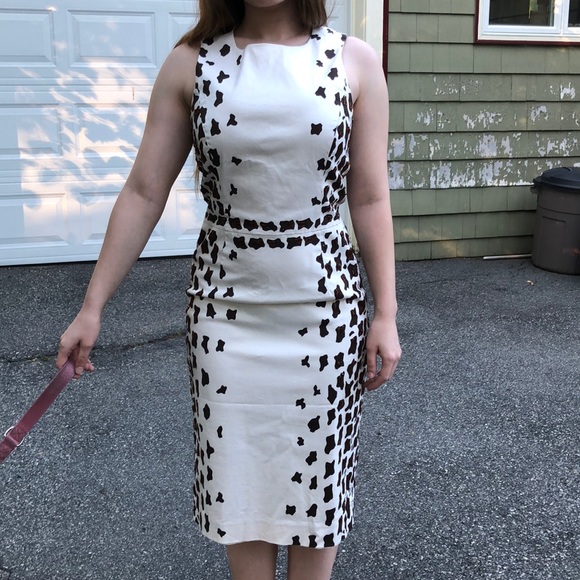 Etcetera Dresses & Skirts - Etcetera printed cream colored dress 🎈Host Pick🎉🎊🎈